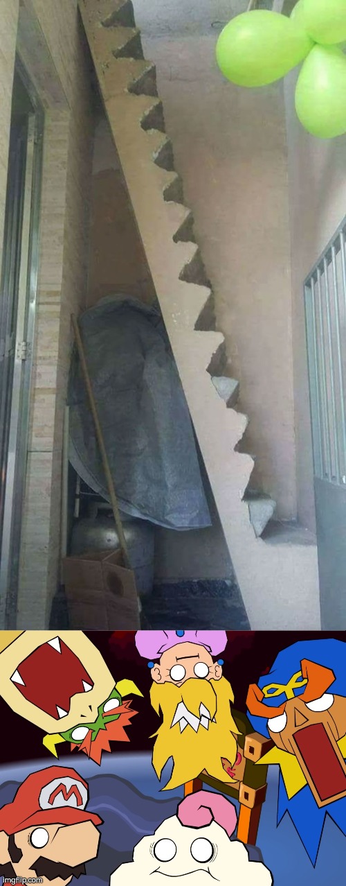 What a very weird stairs. | image tagged in stairs | made w/ Imgflip meme maker