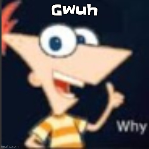 Phineas why | Gwuh | image tagged in phineas why | made w/ Imgflip meme maker