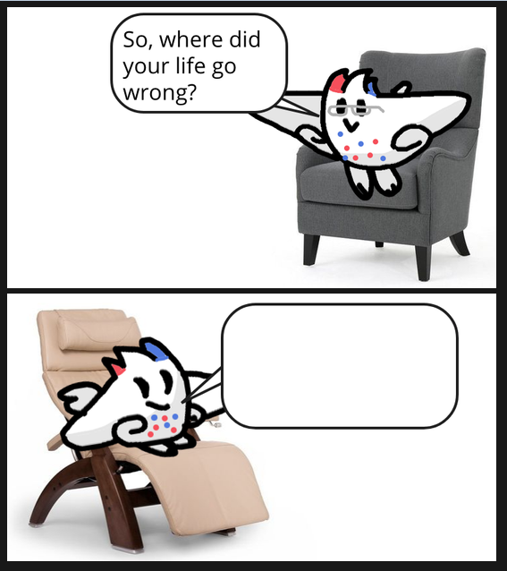 Togekiss Therapy Blank Meme Template