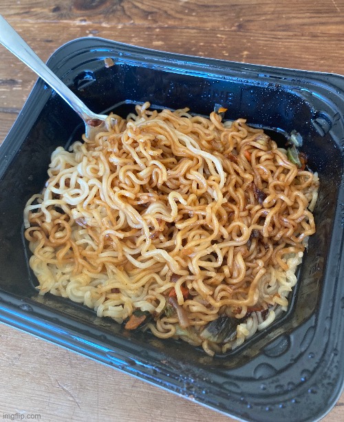 how my lazy ass feels after putting a few dried vegetables and hot sauce into my ramen | made w/ Imgflip meme maker