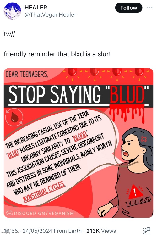Who’s gonna tell them that Blud is British slang | made w/ Imgflip meme maker