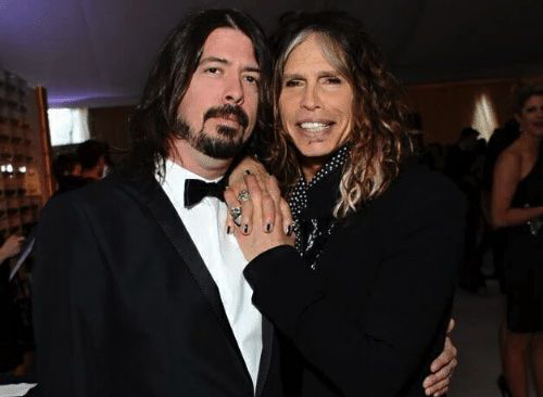 Dave Grohl and Steven Tyler Blank Meme Template