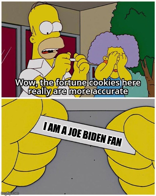 Joe Biden | I AM A JOE BIDEN FAN | image tagged in political meme,joe biden | made w/ Imgflip meme maker