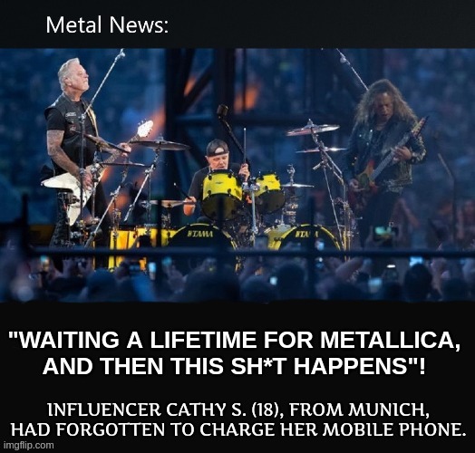 Your generation doesn't deserve to attend these concerts | image tagged in memes,funny,metallica,rock concert,heavy metal,next generation | made w/ Imgflip meme maker