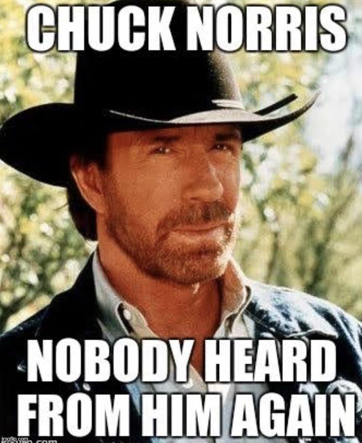 cropped chuck norris meme - Imgflip