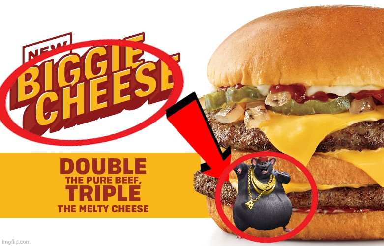 BIGGIE CHEESE!? | image tagged in biggie cheese | made w/ Imgflip meme maker