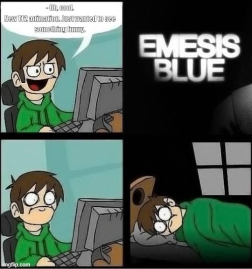 emesis blue in a nutsnack | image tagged in emesis blue,nutsnack,eddsworld,tf2,team fortress 2 | made w/ Imgflip meme maker