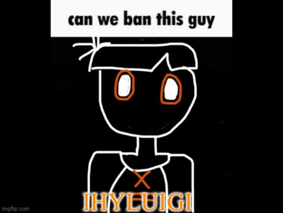 I’ll tell you why in comments | IHYLUIGI | image tagged in can we ban this guy but me | made w/ Imgflip meme maker