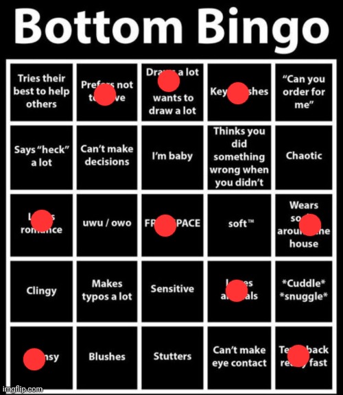 huh okay | image tagged in bottom bingo | made w/ Imgflip meme maker