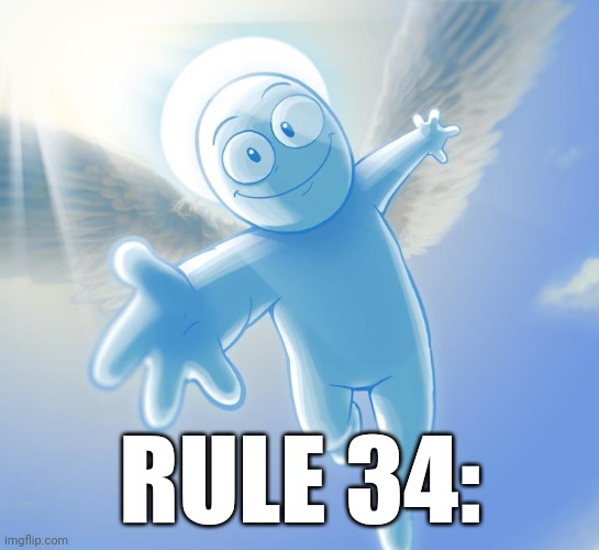 angel | RULE 34: | image tagged in angel | made w/ Imgflip meme maker