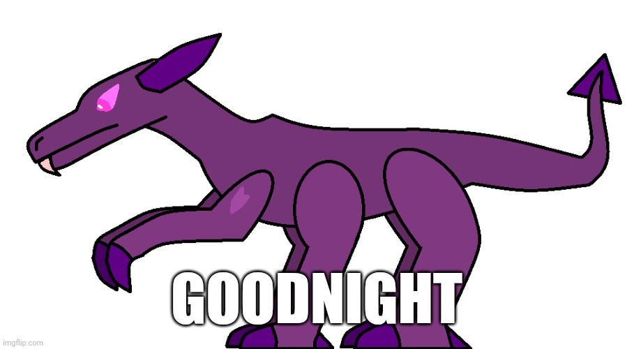GOODNIGHT | image tagged in goliath tribe guard | made w/ Imgflip meme maker