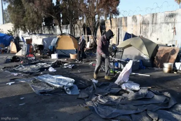 Tent City Slum | image tagged in tent city slum | made w/ Imgflip meme maker