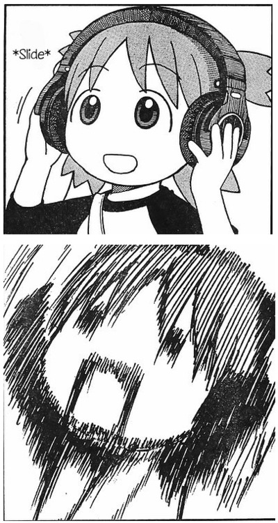 High Quality Yotsuba Headphones Blank Meme Template