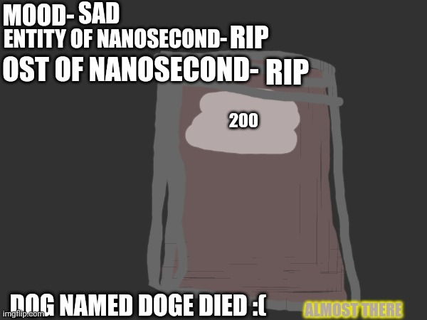 Doge and cheems were the goodest bois (duk: irrelevant to this stream but i will accept it because important news) | SAD; RIP; RIP; DOG NAMED DOGE DIED :( | image tagged in dusk-the-eevee anno temp | made w/ Imgflip meme maker