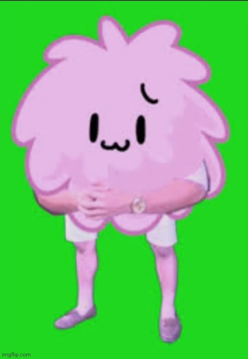 Cursed puffball | image tagged in cursed puffball | made w/ Imgflip meme maker