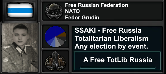 High Quality HoI4 TNO TotA Fedor Grudin's Free Russian Federation Blank Meme Template