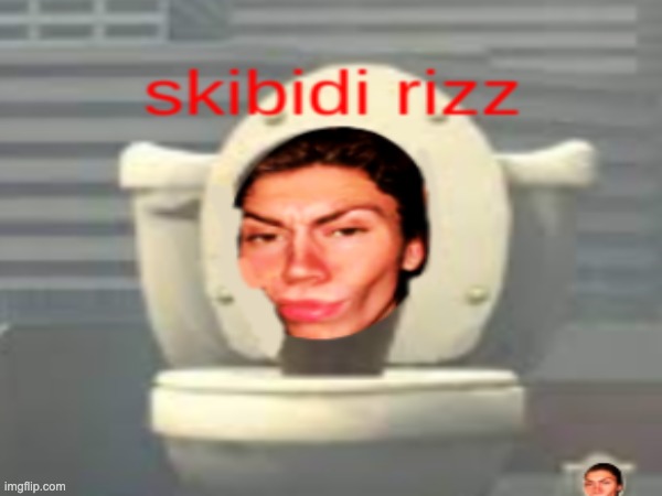 skibidi rizz | image tagged in brainrot | made w/ Imgflip meme maker