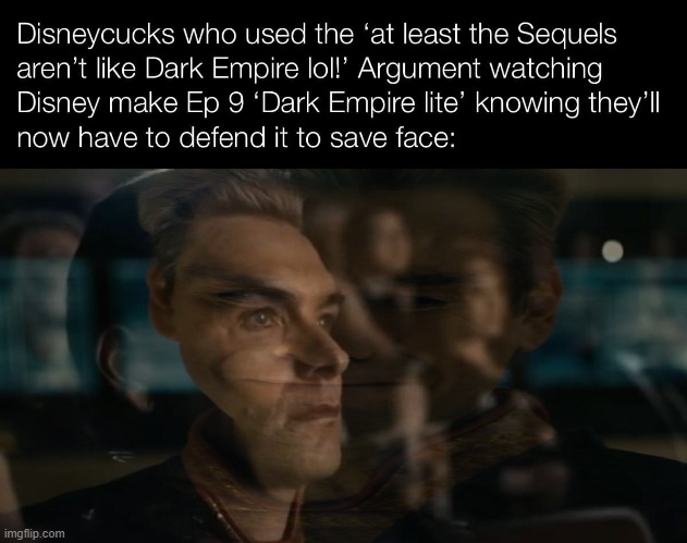 womp womp | image tagged in memes,star wars,homelander | made w/ Imgflip meme maker