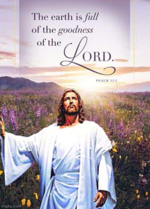 Goodness of the Lord | image tagged in bible verse | made w/ Imgflip meme maker