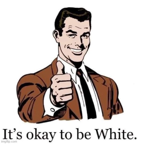 Its all ok | image tagged in mr whitey mcwhiterson,white,racist,racism,equality,uno reverse card | made w/ Imgflip meme maker