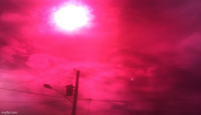 Red sky end of the world | image tagged in red sky end of the world | made w/ Imgflip meme maker
