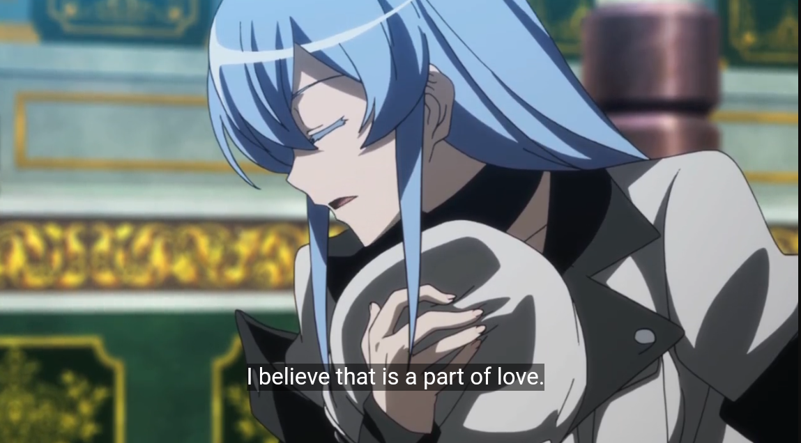 High Quality esdeath love Blank Meme Template