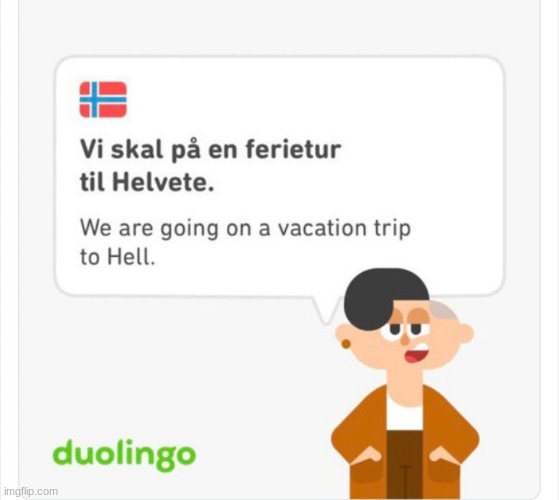 yay vacation | image tagged in memes,duolingo | made w/ Imgflip meme maker