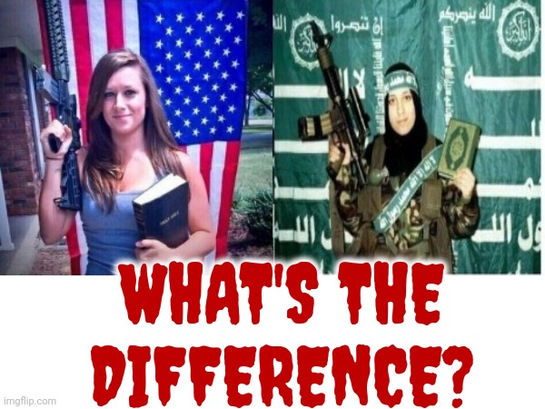 What's The Difference? | WHAT'S THE DIFFERENCE? | image tagged in there is no difference,memes,religion,politics,wake up,summer of love 2024 | made w/ Imgflip meme maker