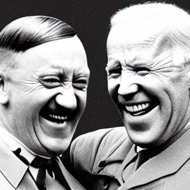 Hitler and Biden Blank Meme Template