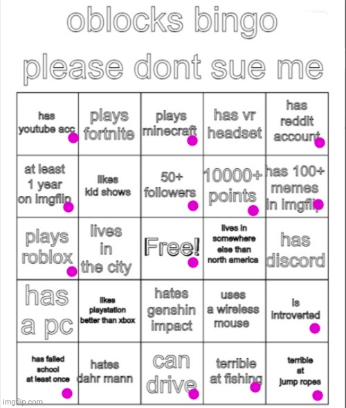 Buh | image tagged in bingo | made w/ Imgflip meme maker