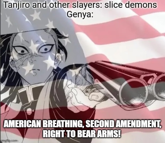 HAPPY MEMORIAL DAY! | AMERICAN BREATHING, SECOND AMENDMENT,
RIGHT TO BEAR ARMS! | made w/ Imgflip meme maker