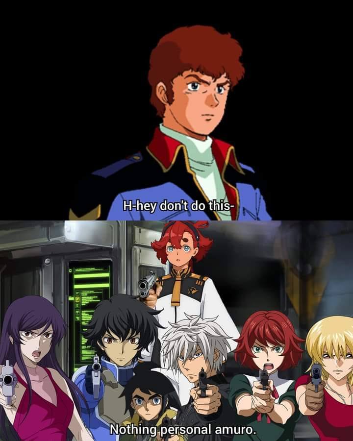 High Quality Gundam Hate Blank Meme Template