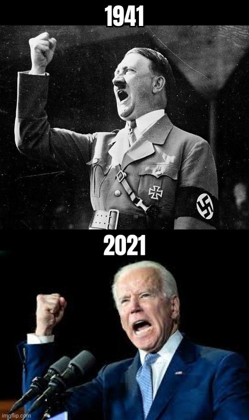 Adolph Biden Blank Meme Template