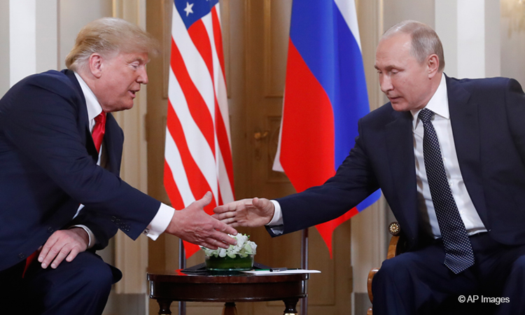 Trump and Putin Helsinki JPP Blank Meme Template