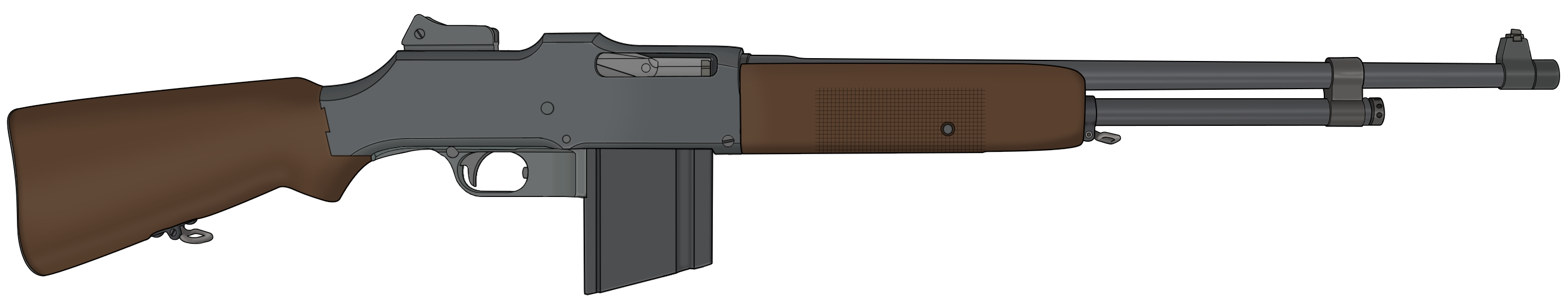 High Quality M1918 BAR Blank Meme Template