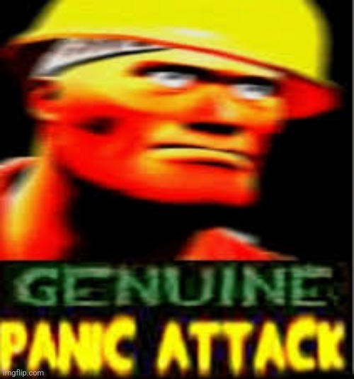Imagine Reddit Cam is having an extreme hyperventilation/panic attack near your OC, how do they calm him down? | image tagged in panic attack engineer | made w/ Imgflip meme maker
