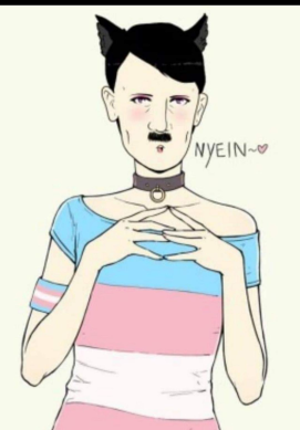 High Quality trans hitler Blank Meme Template