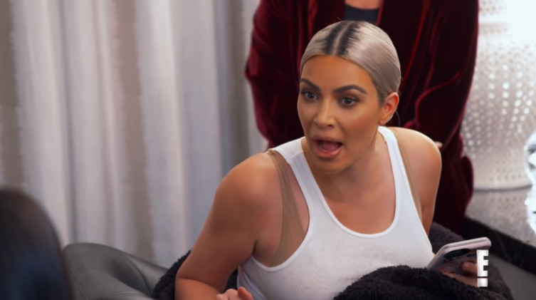 Kim Kardashian shouting Blank Meme Template