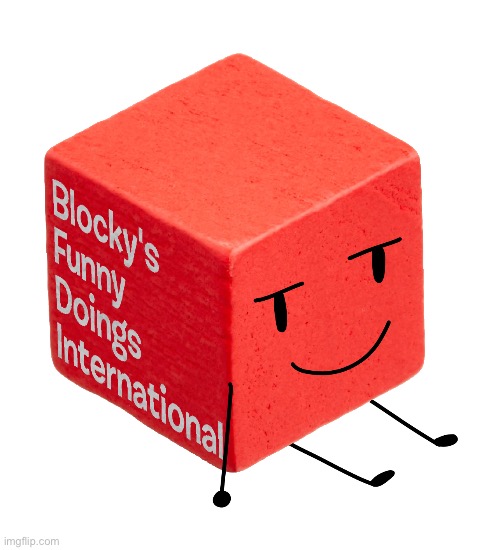 The Blocky's Funny Doings International logo with RTX on. | made w/ Imgflip meme maker