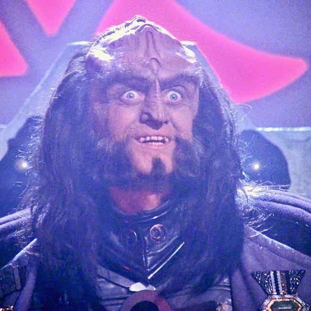 High Quality Gowron Blank Meme Template