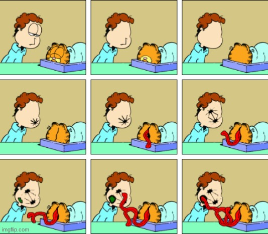 tounge | image tagged in garfield | made w/ Imgflip meme maker