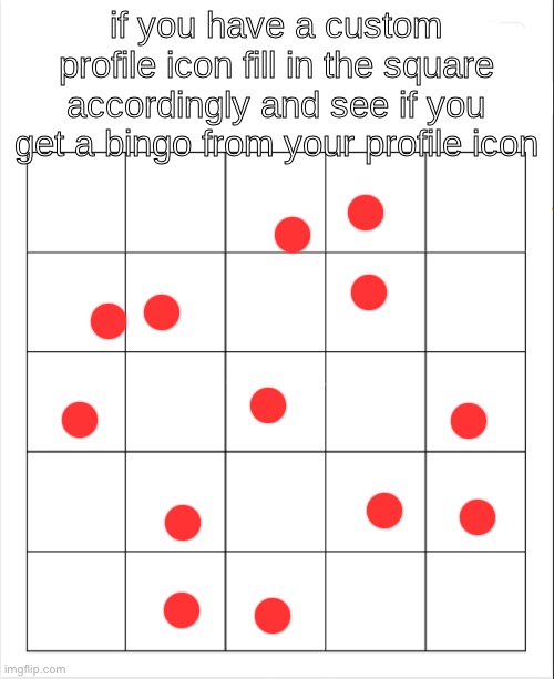 profile icon bingo | image tagged in profile icon bingo | made w/ Imgflip meme maker