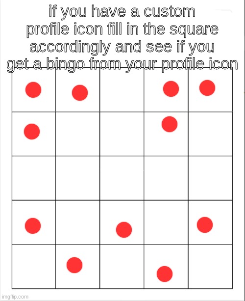 profile icon bingo | image tagged in profile icon bingo | made w/ Imgflip meme maker