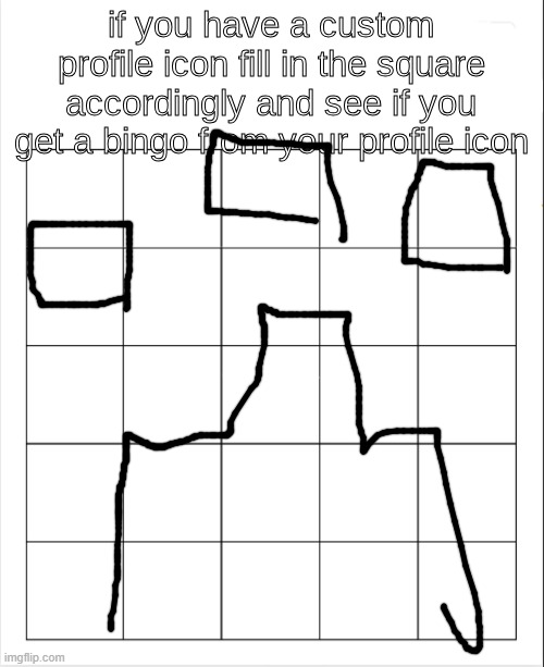 the hot new trend | image tagged in profile icon bingo | made w/ Imgflip meme maker