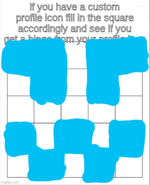 profile icon bingo | image tagged in profile icon bingo | made w/ Imgflip meme maker