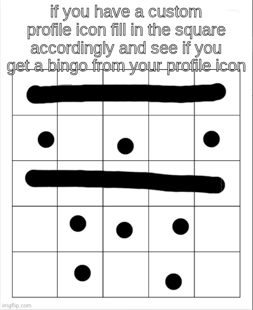 profile icon bingo | made w/ Imgflip meme maker