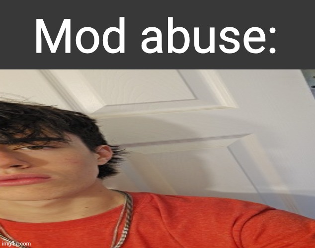 I had to | Mod abuse: | made w/ Imgflip meme maker