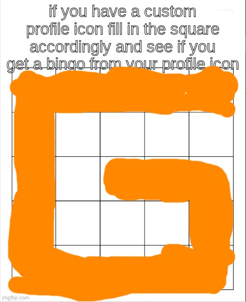 Ignore my horrible drawing skills | image tagged in profile icon bingo | made w/ Imgflip meme maker