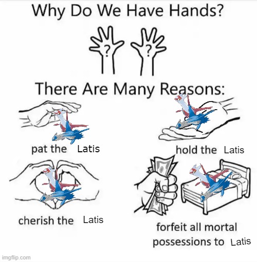 must love latii | Latis; Latis; Latis; Latis | image tagged in why do we have hands all blank | made w/ Imgflip meme maker