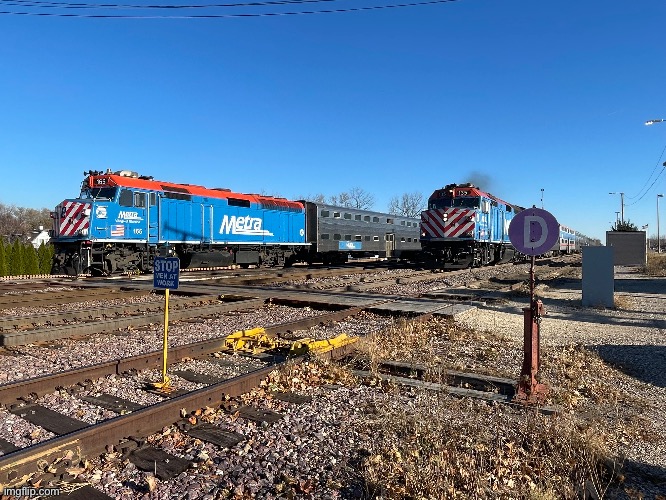 Metra 165 and 135 | made w/ Imgflip meme maker